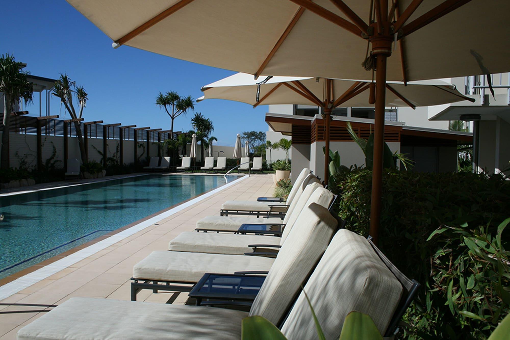 Peppers Salt Resort&Spa Kingscliff Exterior foto The pool at the hotel